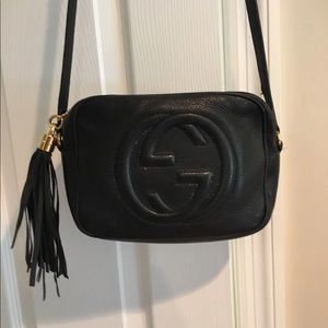 100% authentic black Gucci Soho Disco bag! ❤️